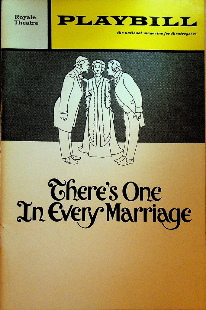 There's One in Every Marriage Playbill January 1972 Roberta Maxwell Peter Donat0