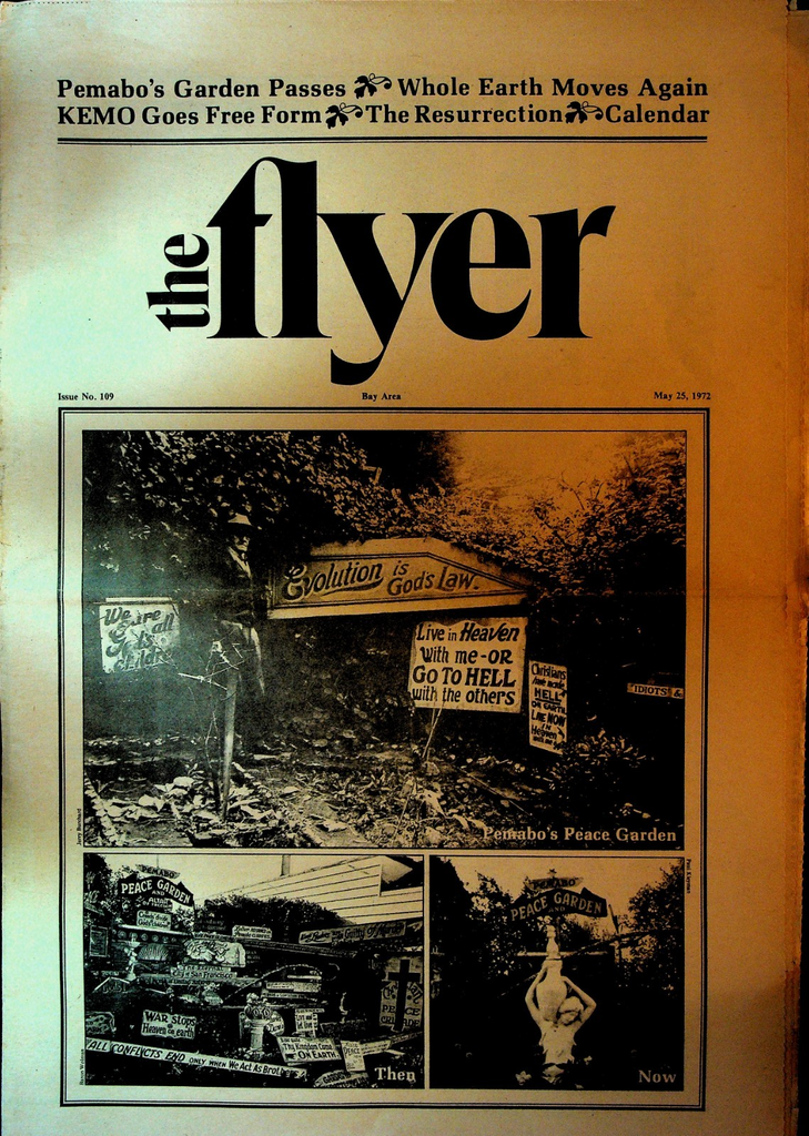 The Flyer Bay Area Newspaper 109 May 25 1972 Whole Earth Catalog Hot Tuna0