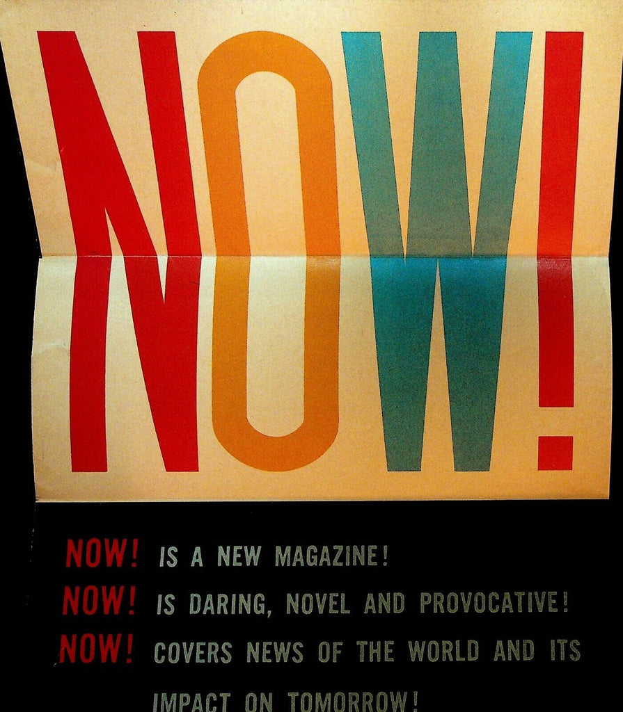 Now Magazine 1960s Brochure Olympics JFK Jackie Kennedy Pope Paul VI