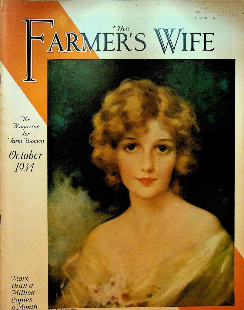 The Farmer's Wife Magazine October 1934 Knowles Hare May Griffee Robinson