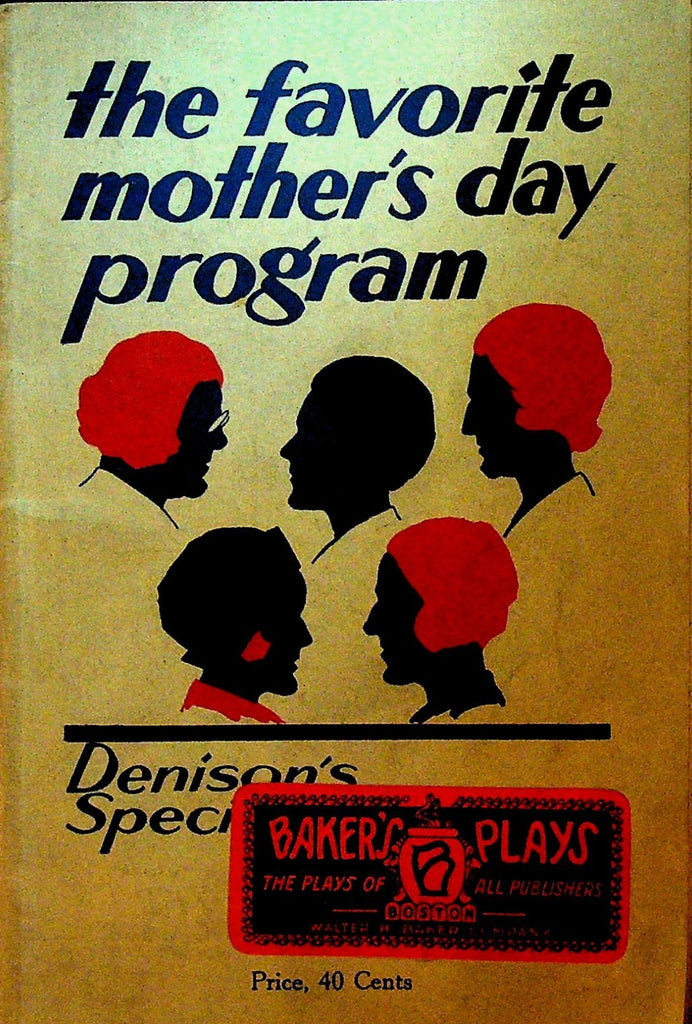 Her Favorite Mother's Day Program Booklet Beatrice Marie Casey 19310