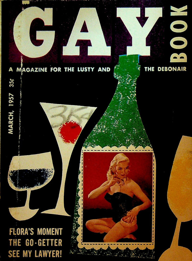Gay Book March 1957 Digest Magazine Iris McCalla Pixie Burroughs0