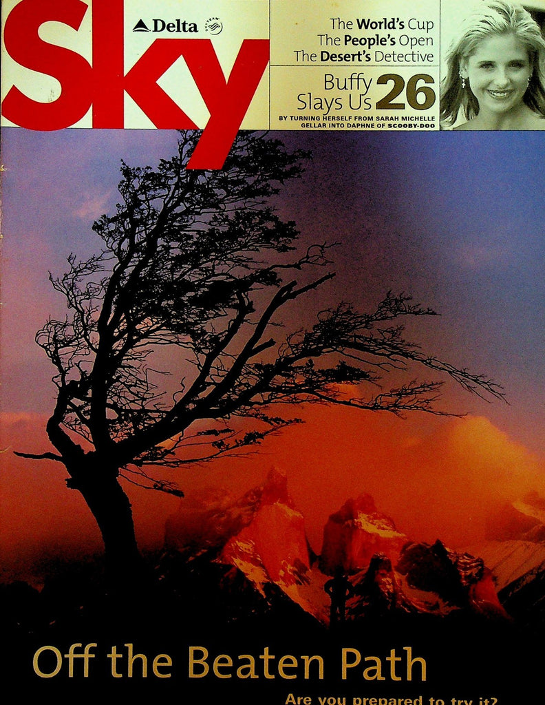Delta Sky Magazine June 2002 Sarah Michelle Gellar Scooby Doo0