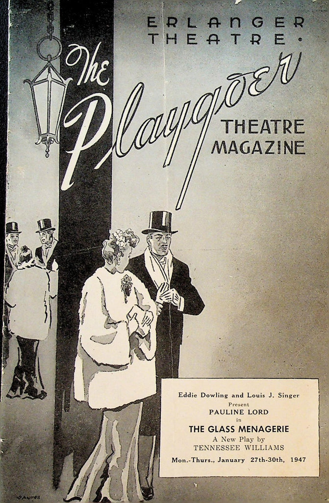 The Glass Menagerie Playbill January 27 1947 Pauline Lord Richard Jones0
