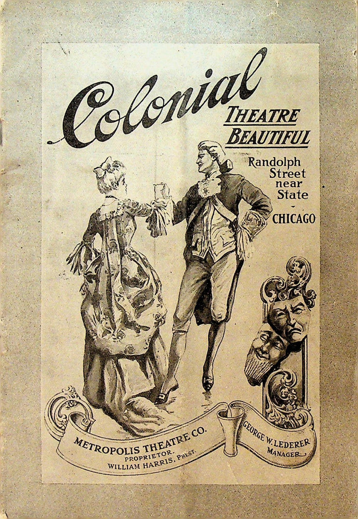Brewster's Millions Playbill June 23 1907 Edward Abeles Colonial Theatre0