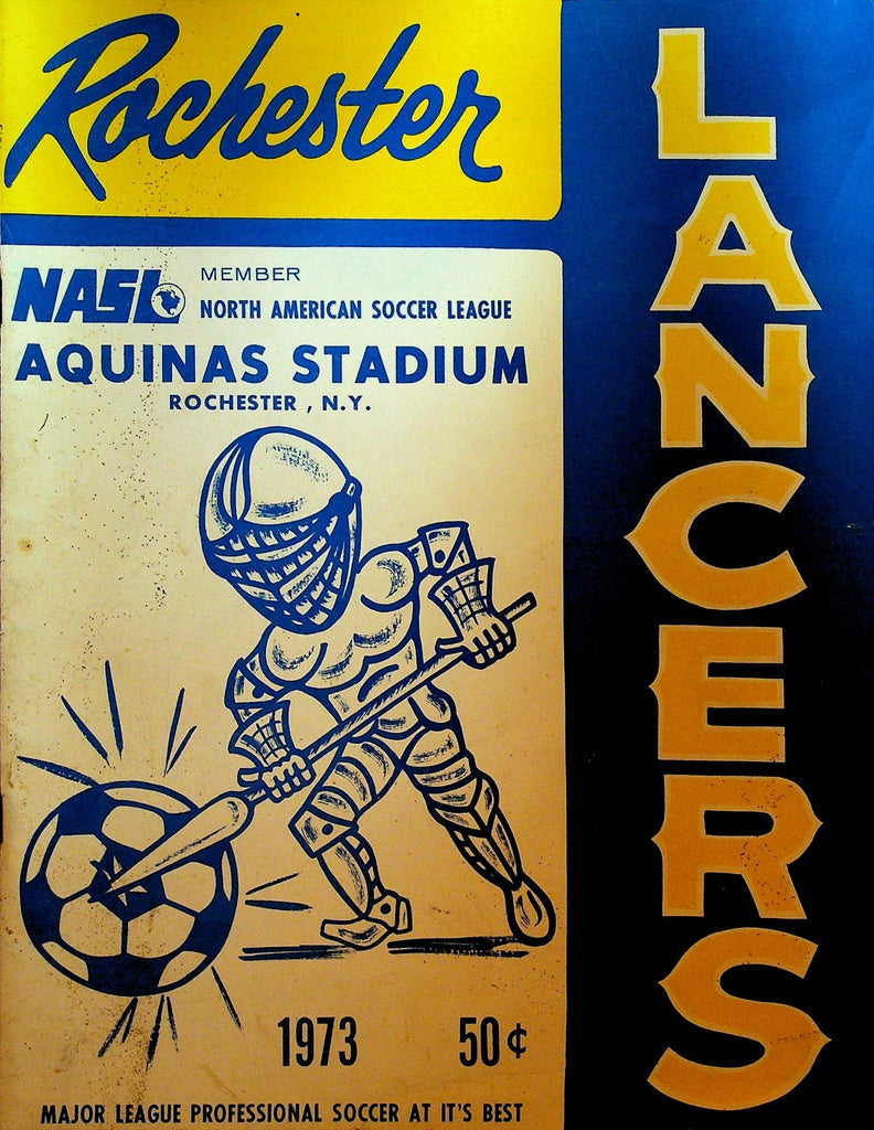 Rochester Lancers NASL Soccer August 1973 Program0