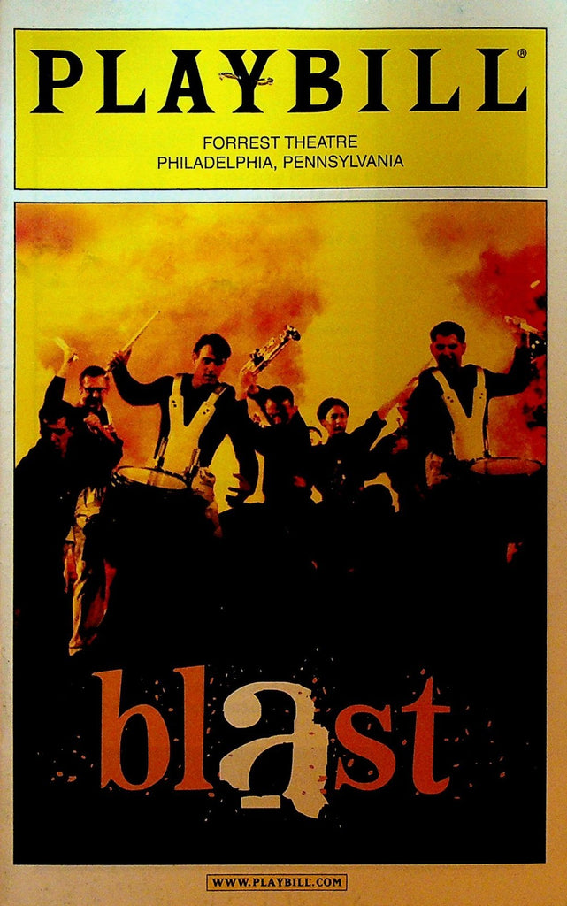 Blast Playbill July 2002 Jonathan Almond Nicholas Angelis Matthew Banks0