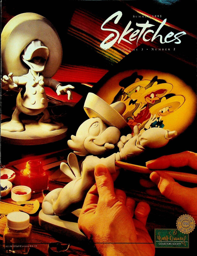 Walt Disney Sketches Magazine Summer 1995 Three Caballeros Pocahontas