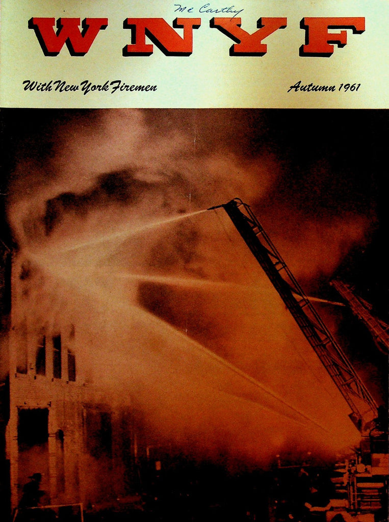 WNYF With New York Firefighters Magazine Autumn 1961 530 West 22nd St Manhattan0