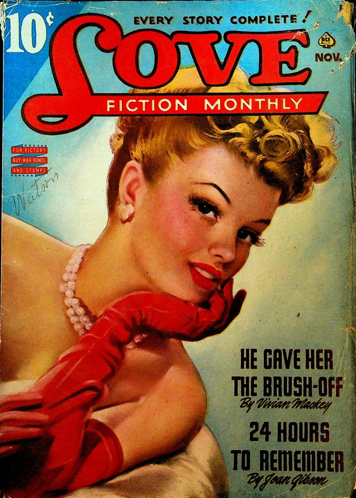 Love Fiction Magazine November 1943 Vivian Mackey Joan Gibson Dorothy Dow0