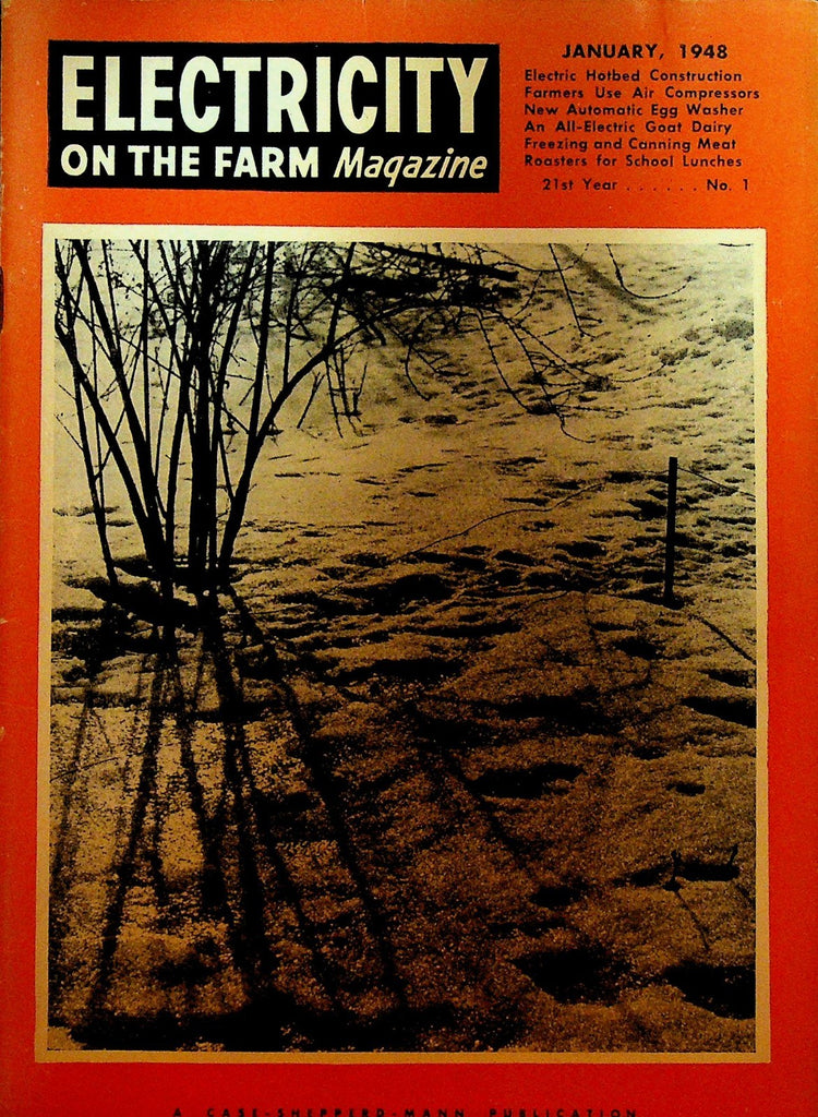 Electricity on the Farm Magazine January 1948 Egg Washer Goat Dairy0