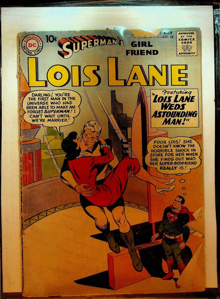 Superman's Girl Friend Lois Lane 18 DC Comics Astounding Man 1960
