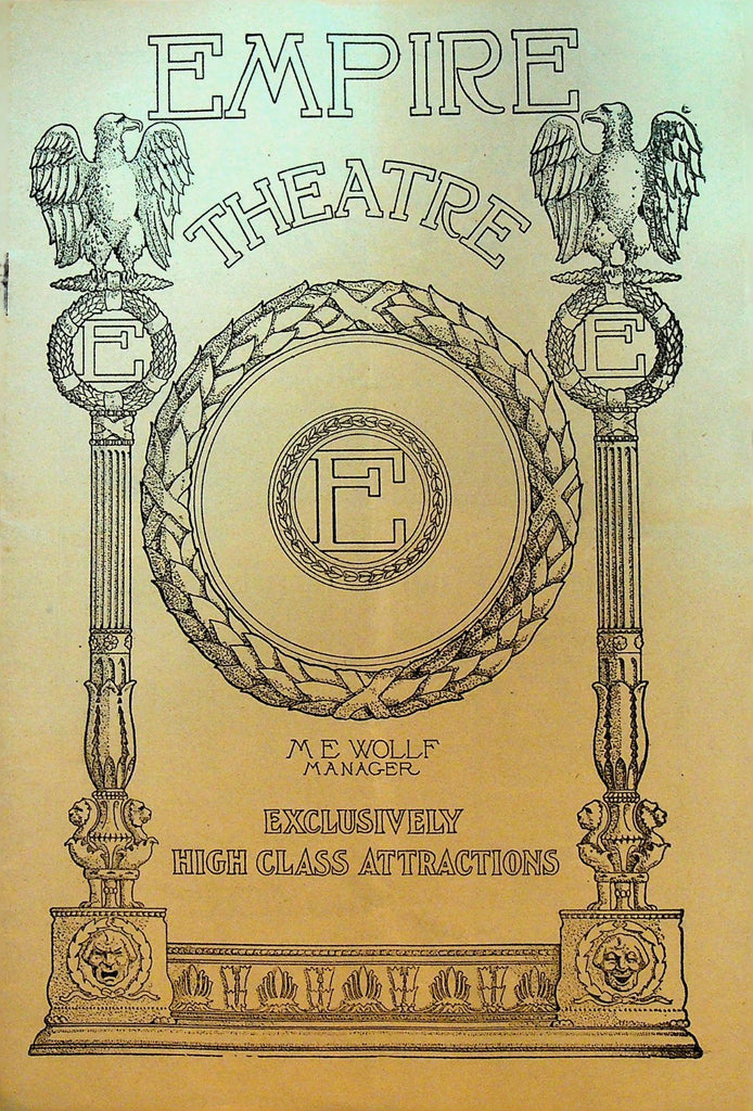 Forty-Five Minutes From Broadway Playbill May 19 1913 Empire Theatre Syracuse0