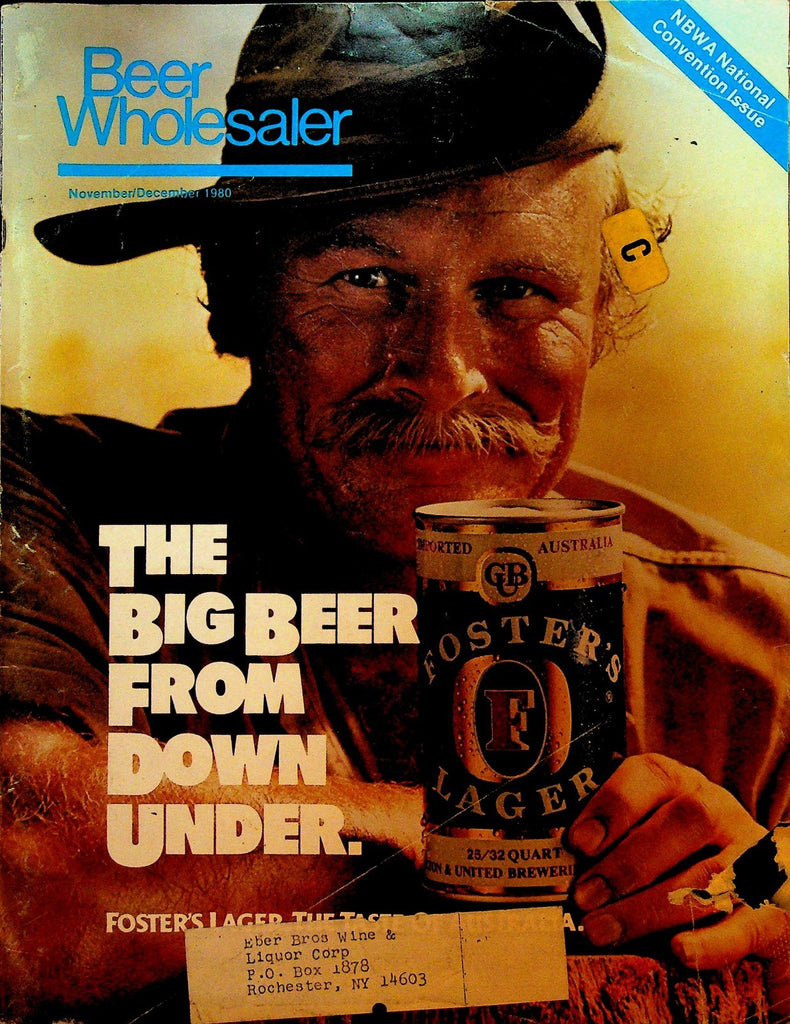Beer Wholesaler Magazine November 1980 Fosters Lager Coors Crystal Beverages0