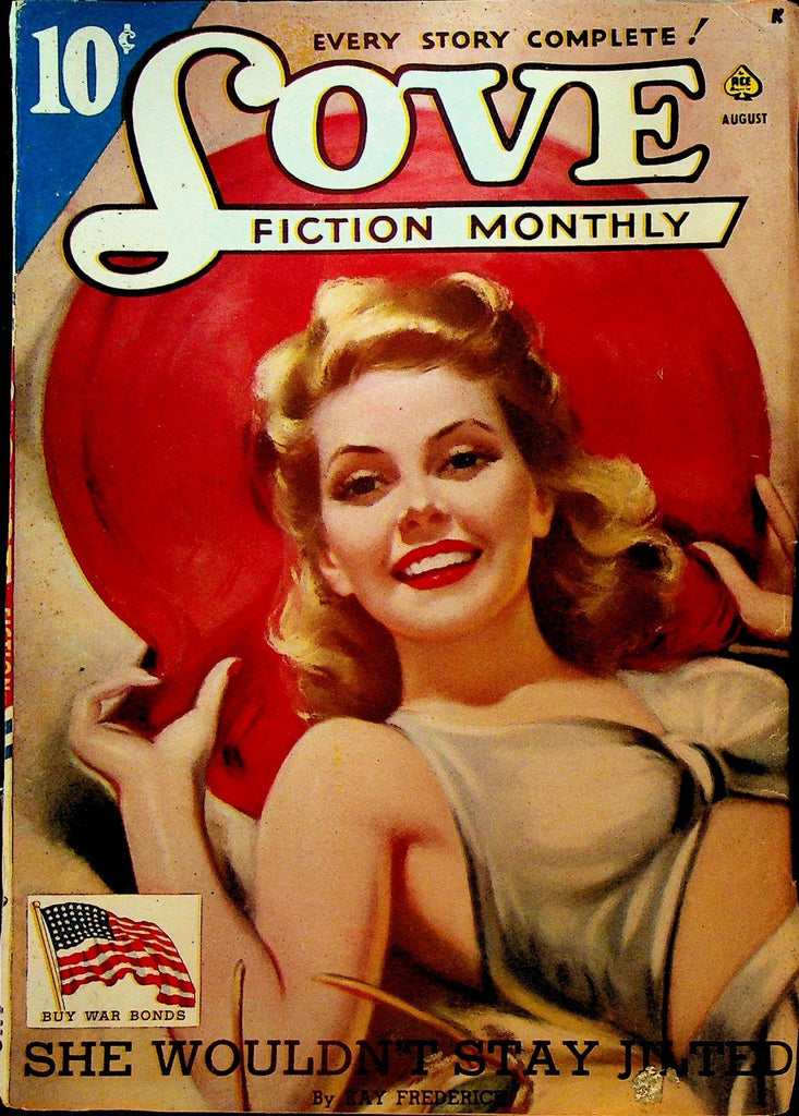 Love Fiction Magazine August 1943 Kay Frederick Roberta Reece Mary Vincent0