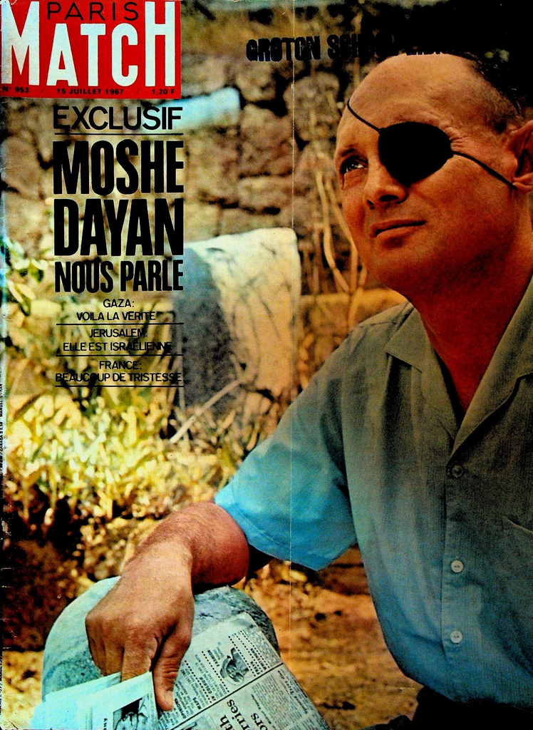 Paris Match July 15 1967 Moshe Dayan Alain Mosconi Charles De Gaulle0
