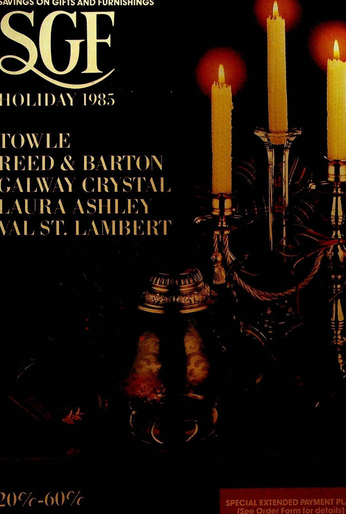 SGF Savings on Gifts and Furnishings Catalog Holiday 1985 Towle Reed & Barton