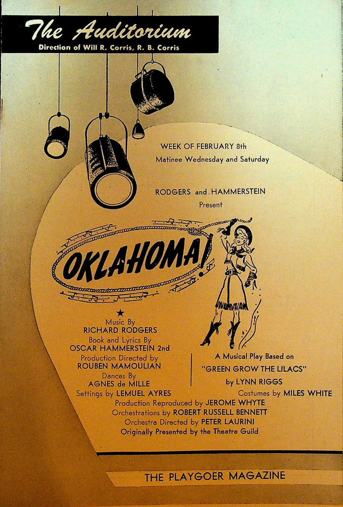 Oklahoma Playgoer 1950s Florence Henderson Ridge Bond Mary Marlo0