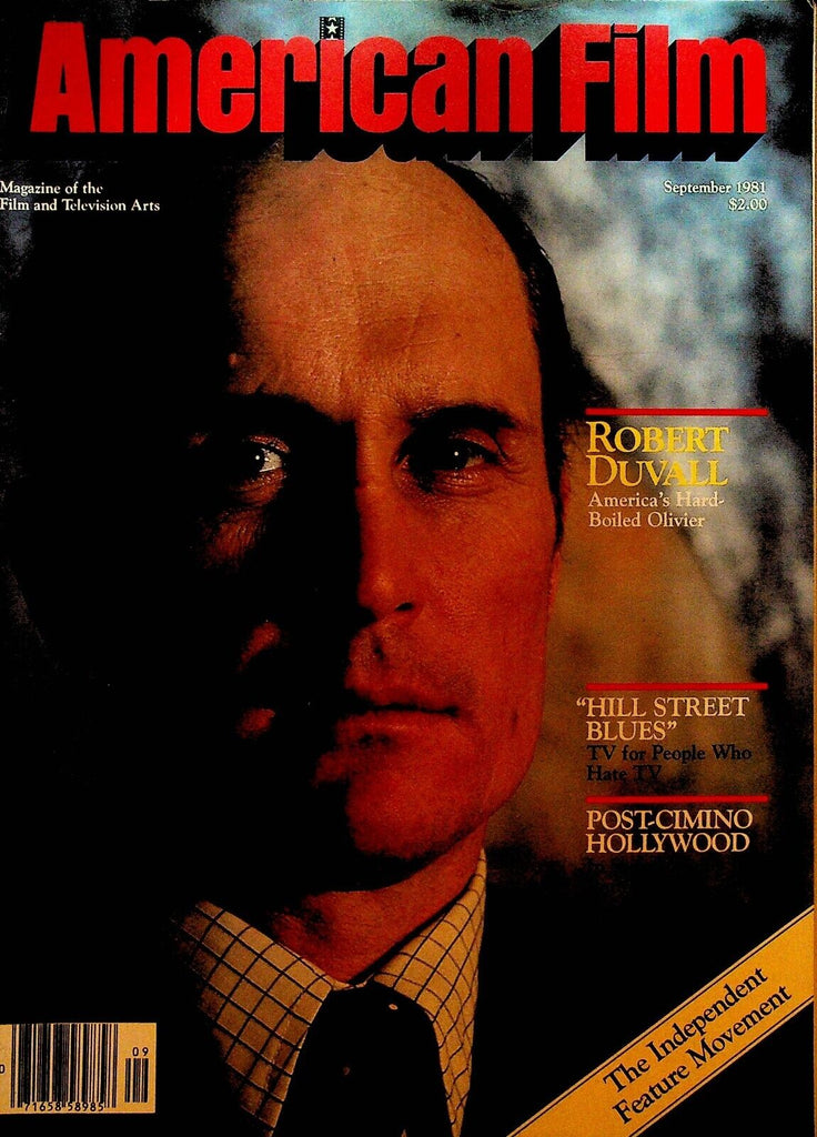 American Film Magazine September 1981 Robert Duvall Hill Street Blues
