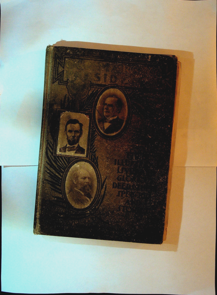 Our Martyr Presidents Salesman Sample 1901 Abraham Lincoln McKinley Garfield0