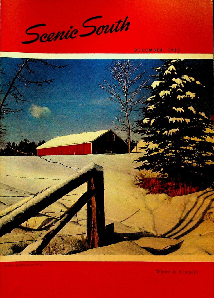 Scenic South Magazine December 1953 Standard Oil Winter in Kentucky0