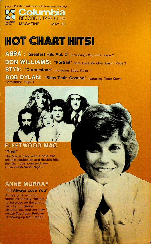 Columbia Record & Tape Club Catalog May 1980 Anne Murray Fleetwood Mac0