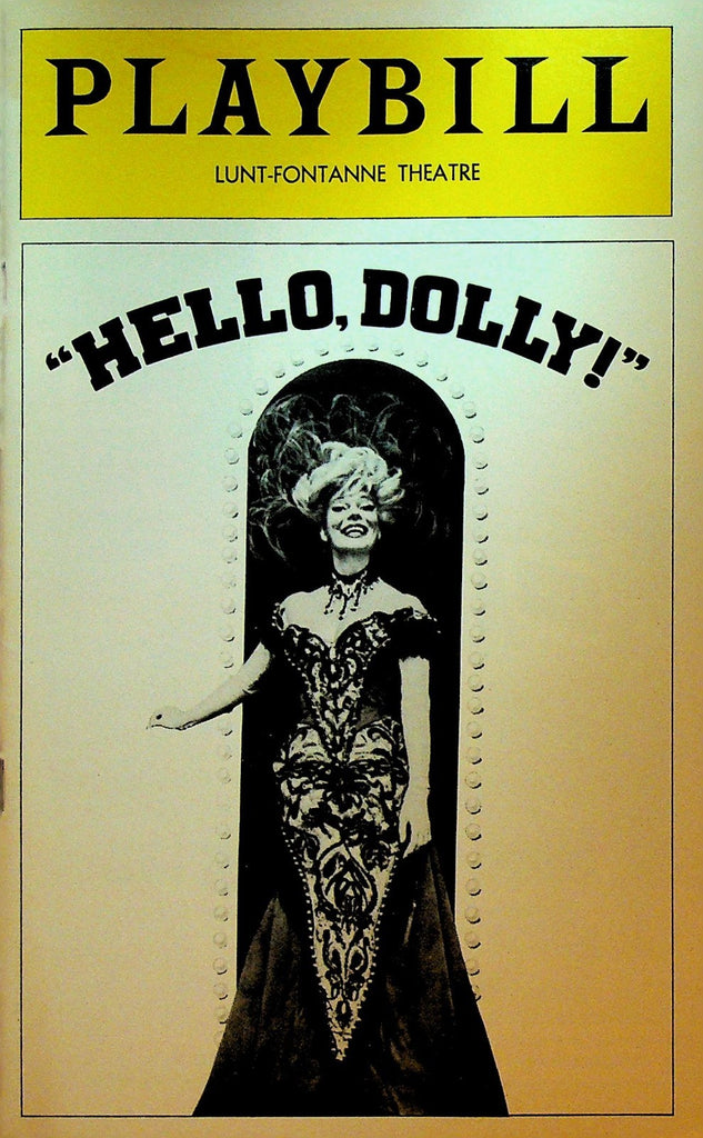 Hello Dolly Playbill April 1978 Carol Channing Eddie Bracken Lee Roy Reams0