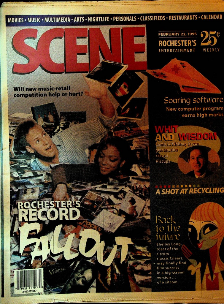 Rochester Scene Magazine February 22 1995 A Whitney Brown Shelley Long0