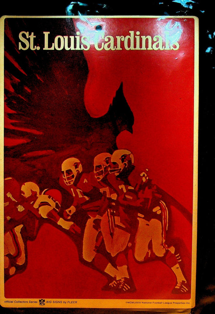 Fleer Big Signs 1968 St Louis Cardinals NFL Football0