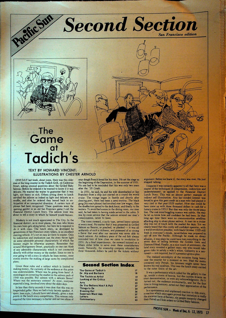 Pacific Sun December 6 1973 Stan Hindman John Wassermann Jim Pennuto0