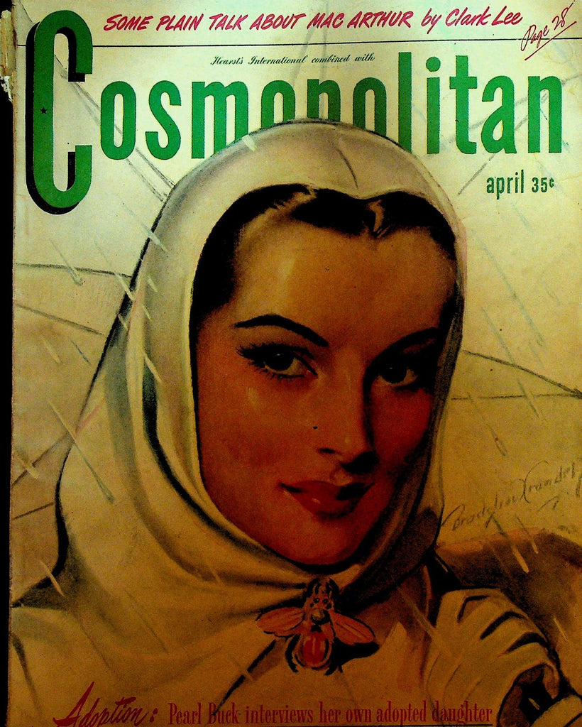 Cosmopolitan April 1946 Douglas MacArthur Pearl S Buck Bradshaw Crandell0
