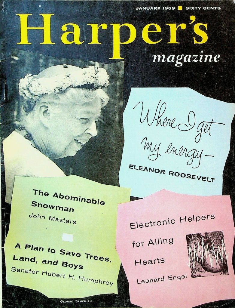 Harper's Magazine January 1959 Arnold Rothstein General Francisco Franco0