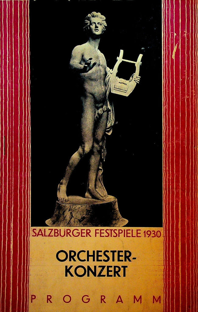 Salzburger Festspiele Program Salzburg Festival August 23 19300