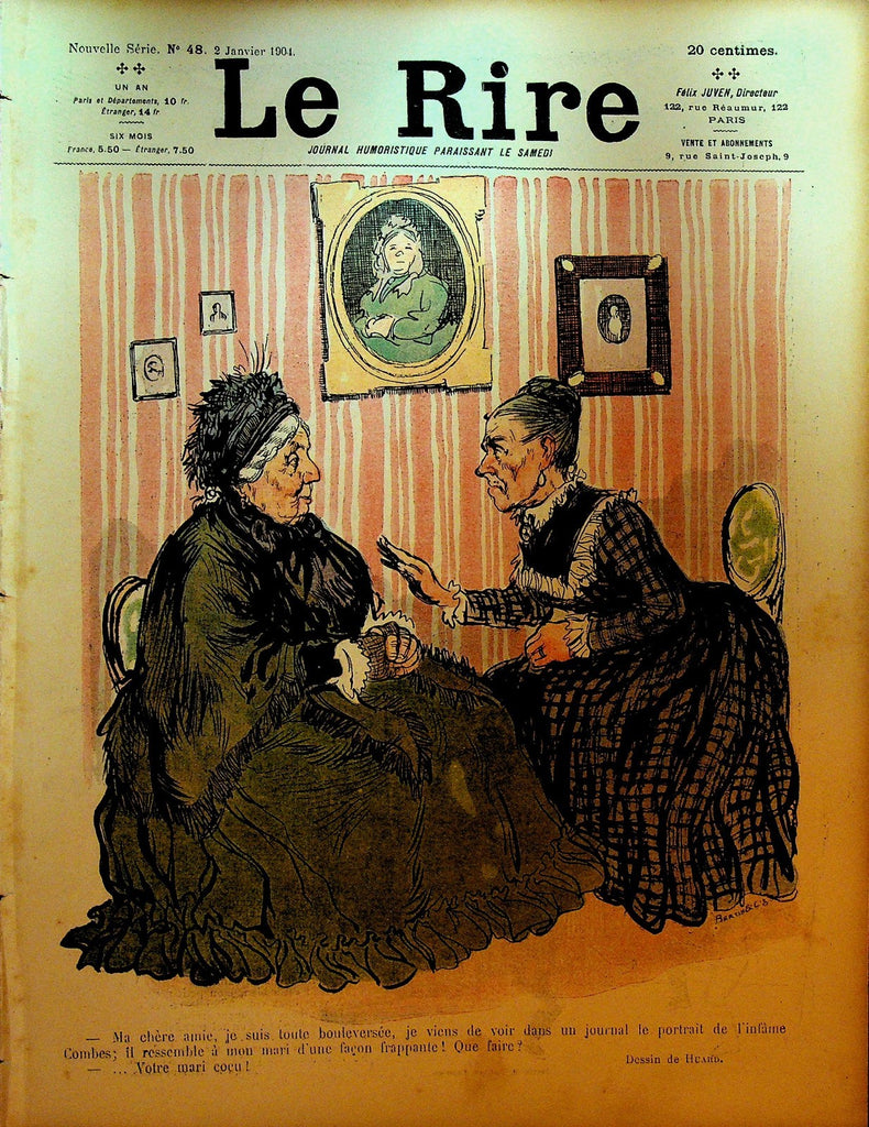 La Rire French Humor Magazine New Series #48 January 2 19040
