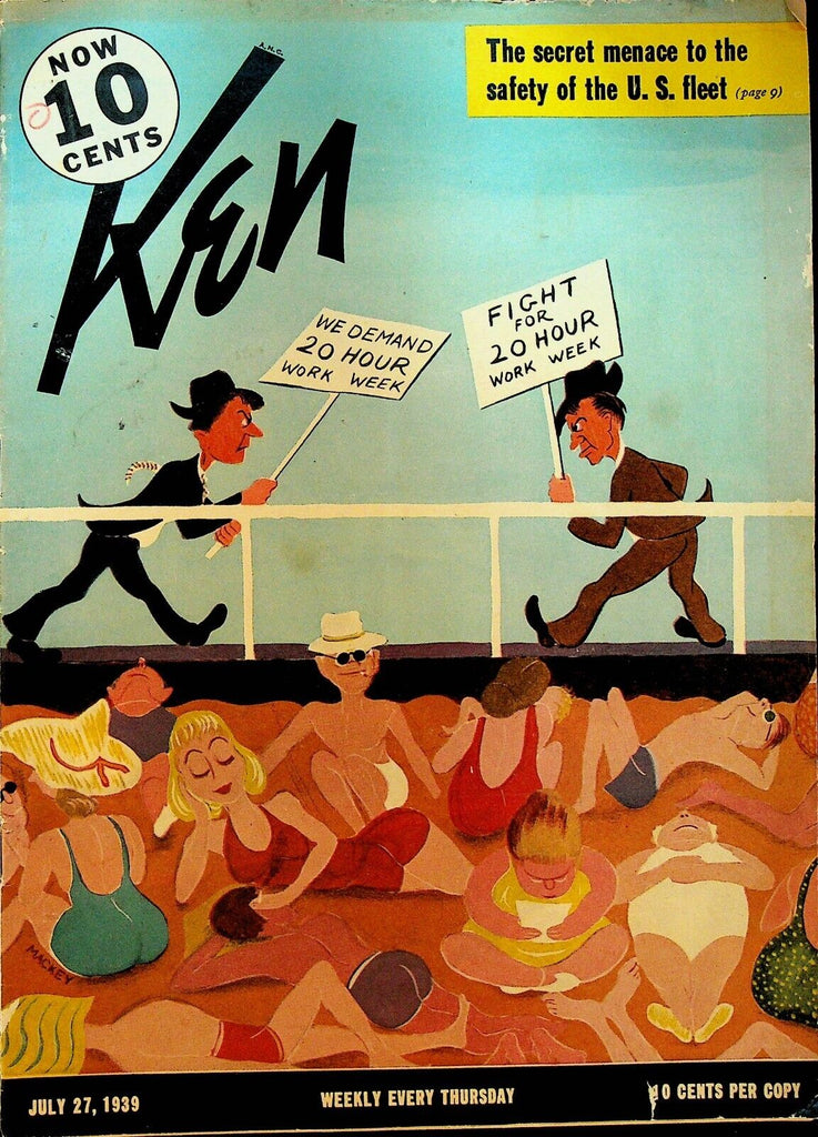 Ken Magazine July 27 1939 Mike Jacobs Goebbels Danzig