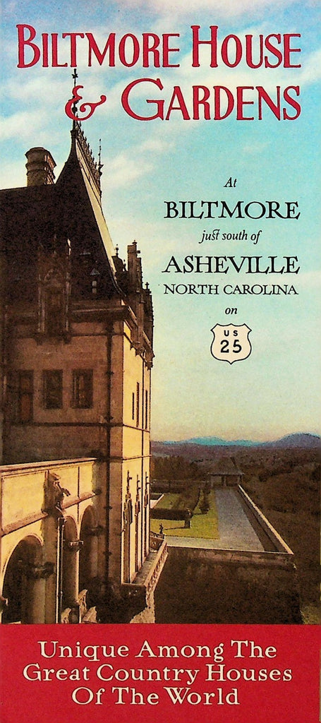 Biltmore House & Gardens Asheville North Carolina Brochure0
