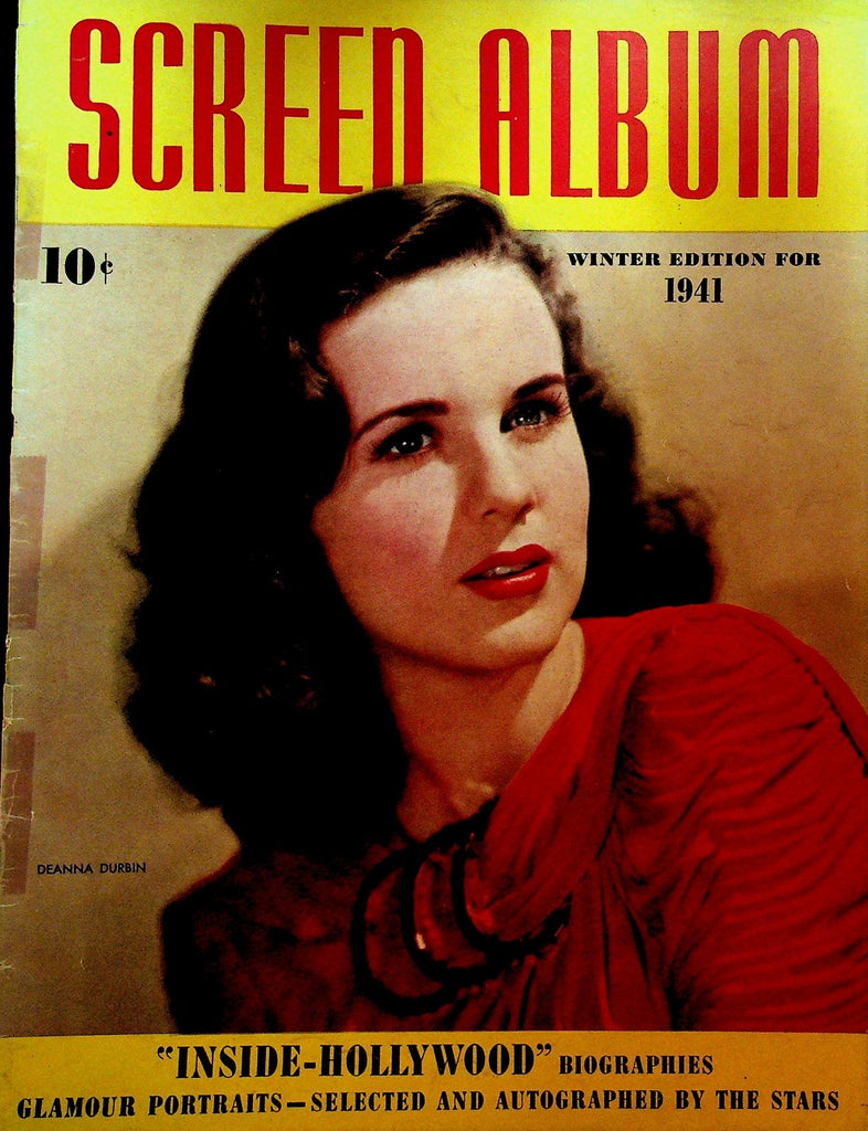 Screen Album February 1941 Deanna Durbin Clark Gable Judy Garland  Lana Turner0