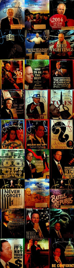 Rush Limbaugh Letter Lot of 27 Issues 1995-2021 Jimmy Johnson0