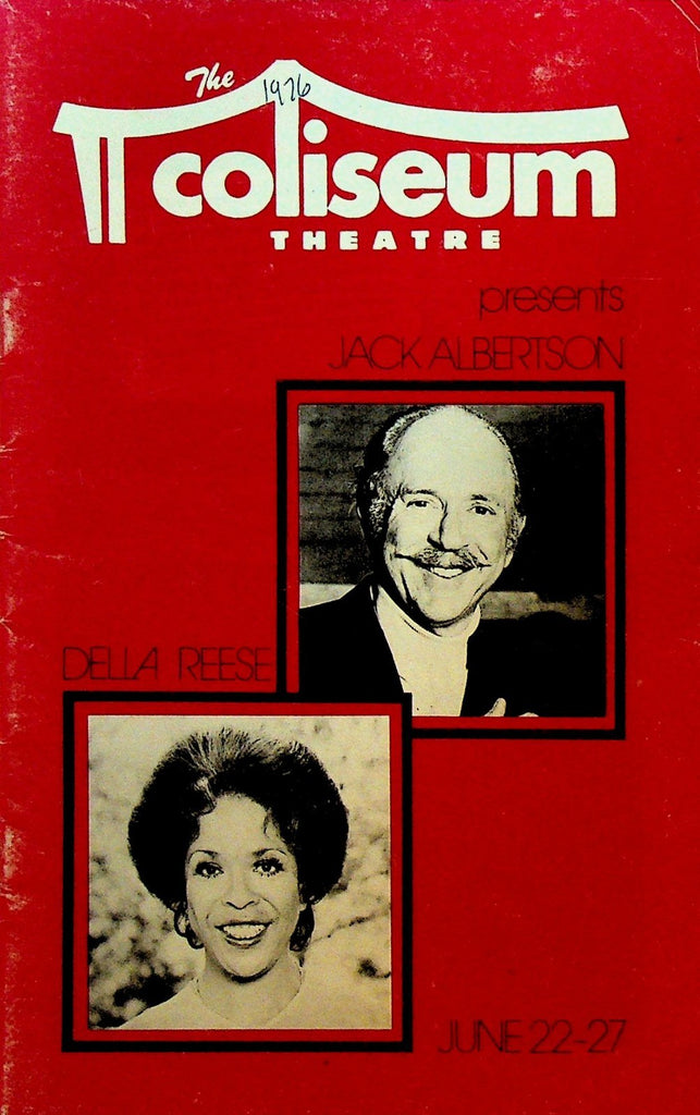 Della Reese Jack Albertson Souvenir Program1976 Coliseum Theatre0