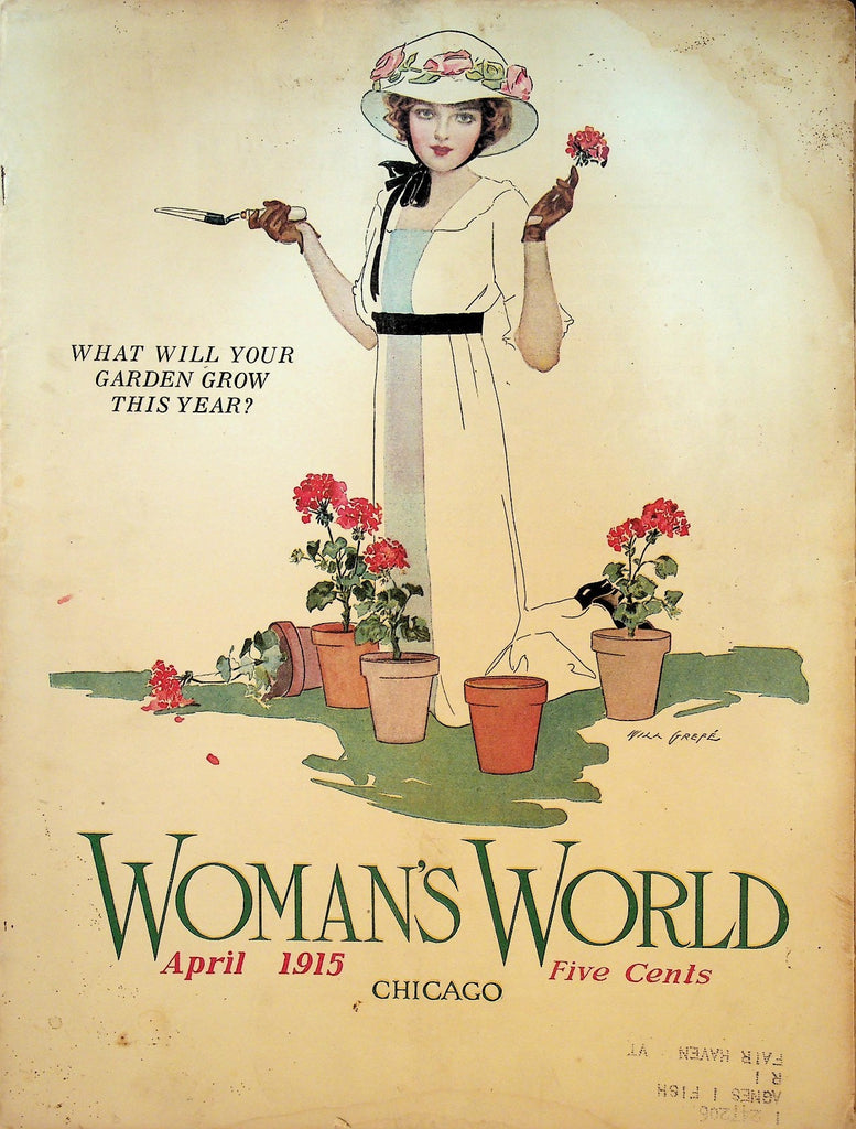 Woman's World Magazine April 1915 Will Grefe Imogen Clark0