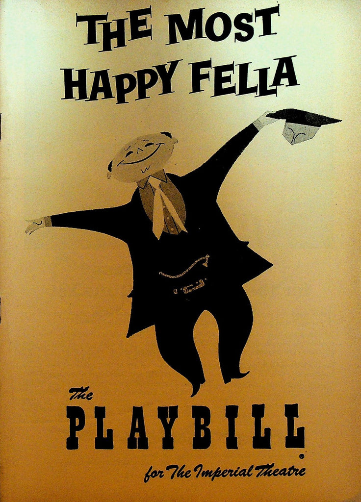 The Most Happy Fella Playbill Opening Night May 3 1956 Art Lund Robert Weede0