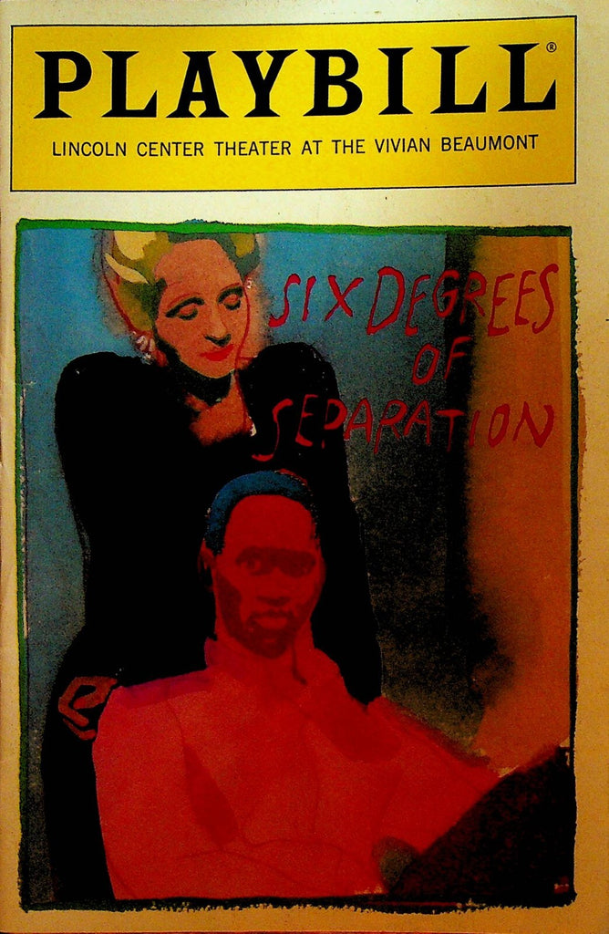 Six Degrees of Separation Playbill June 1991 Stockard Channing Courtney B Vance0