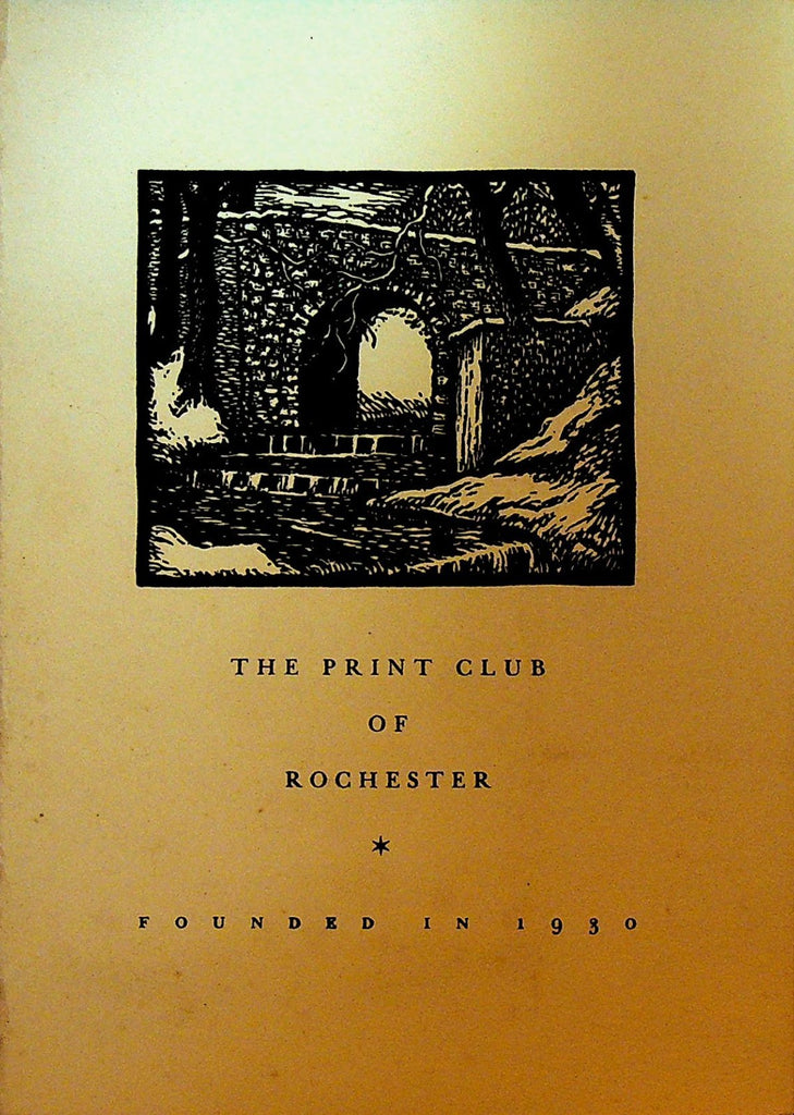 The Print Club of Rochester NY Business Meeting Invite 1943 Norman Kent0