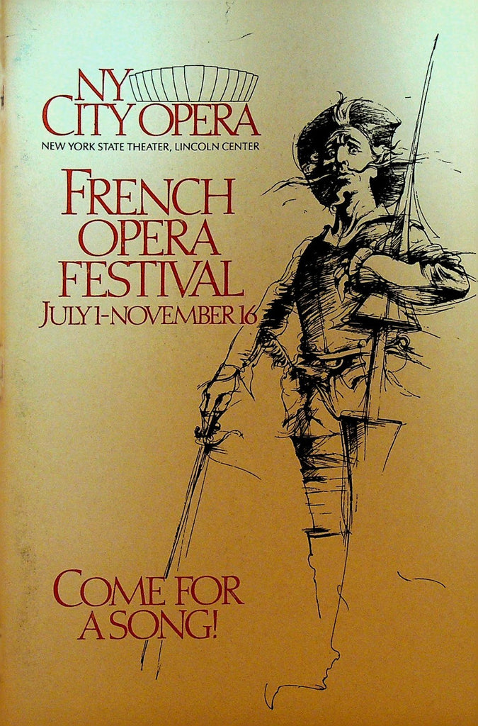 The New Moon New York City Opera Playbill September 6 1986 Jack Harrold0