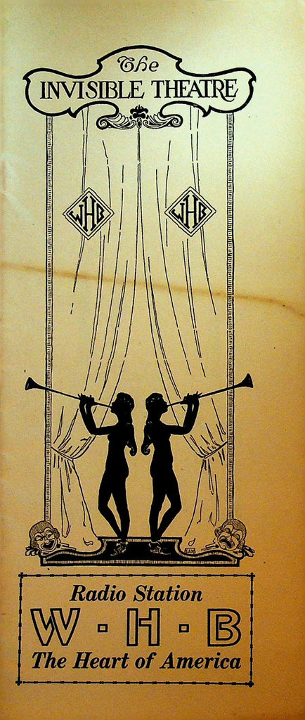WHB Radio Kansas City The Invisible Theatre Newspaper Letter Brochure 19240