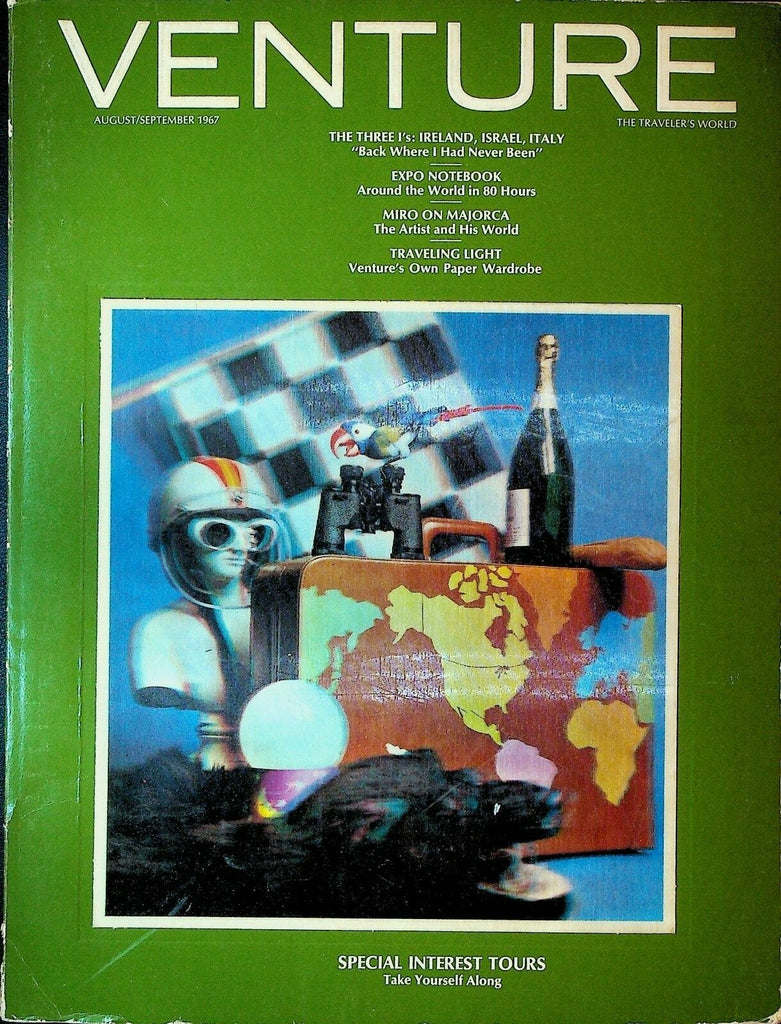 Venture Magazine August 1967 Lenticular Cover Pittsburgh Majorca Ireland Israel0