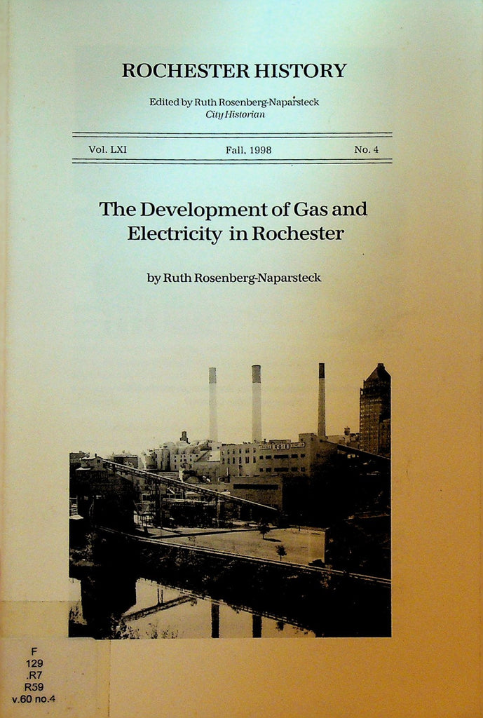 Rochester History NY Fall 1998 The Development of Gas & Electricity0