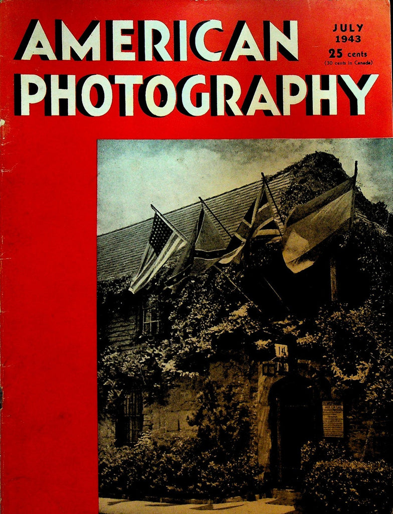 American Photography Magazine July 1943 WWII Arthur Hammond William Dennin0