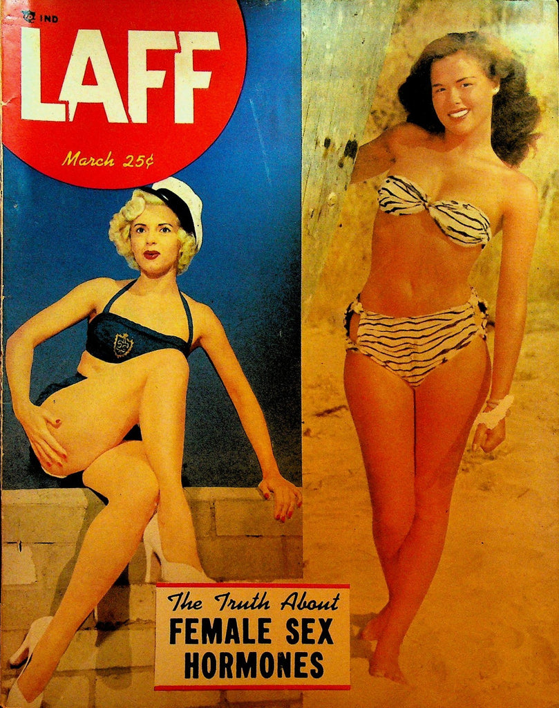 Laff Magazine March 1952 Trudy Williams Joan Sanders Shep King Virginia Mayo0