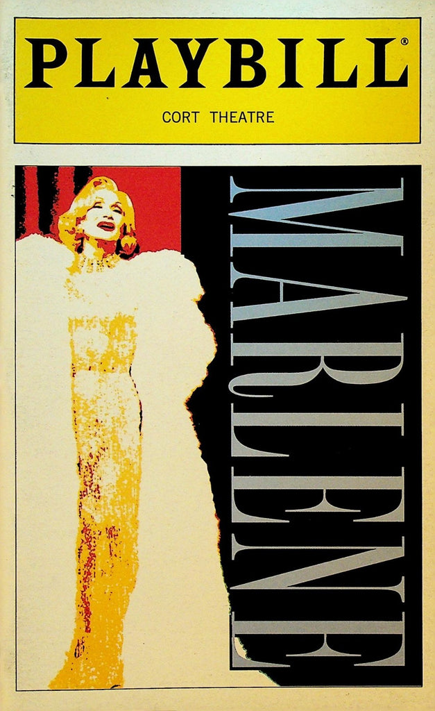 Marlene Dietrich Playbill April 1999 Sian Phillips Margaret Whitton Mary Diveny0